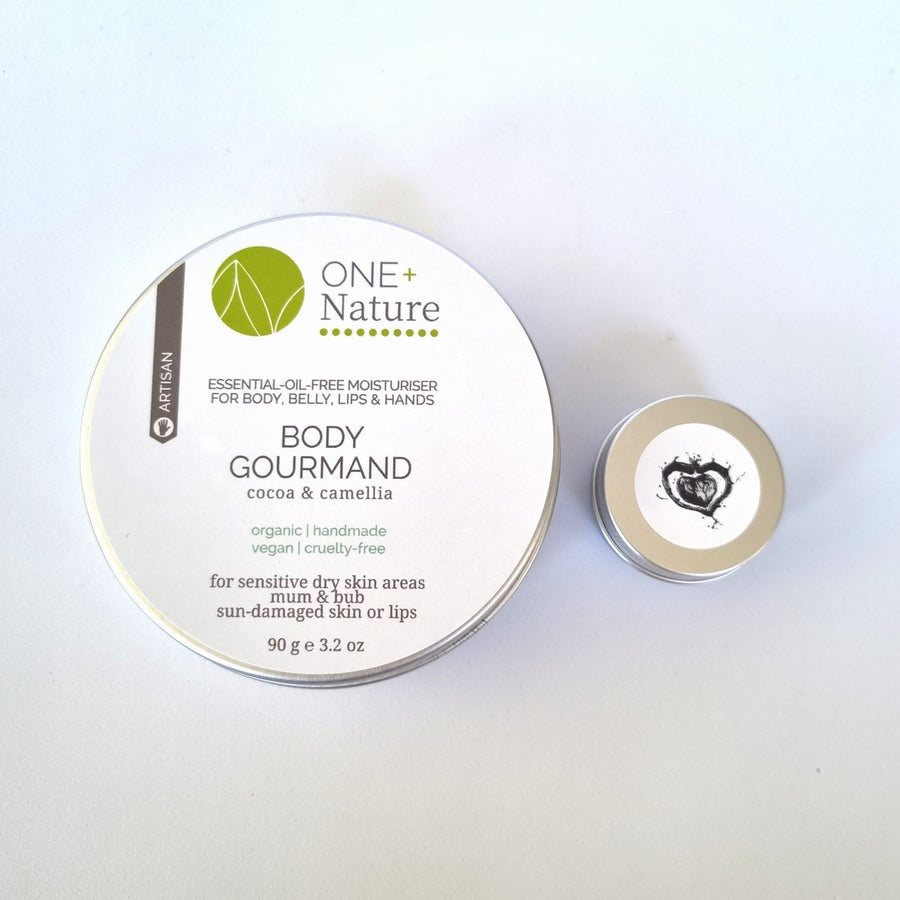 BODY GOURMAND - Essential-oil-free moisturiser For Body, Belly, Lips and Hands with Cocoa and Camellia Oil