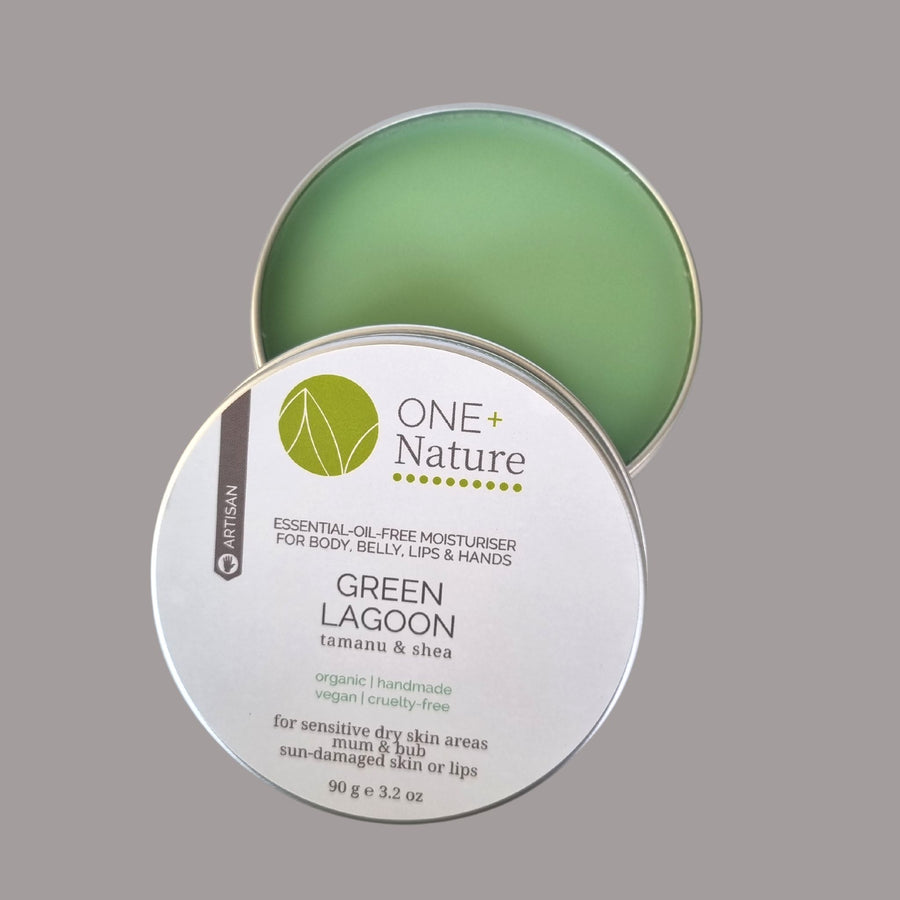GREEN LAGOON - Essential-oil-free moisturiser For Body, Belly, Lips and Hands with Tahitian Tamanu Oil