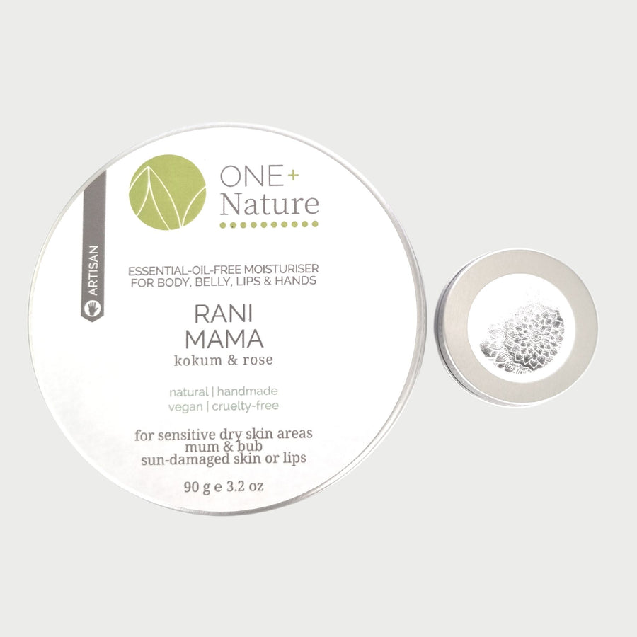 RANI MAMA - Essential-oil-free moisturiser For Body, Belly, Lips and Hands with Rose and Kokum