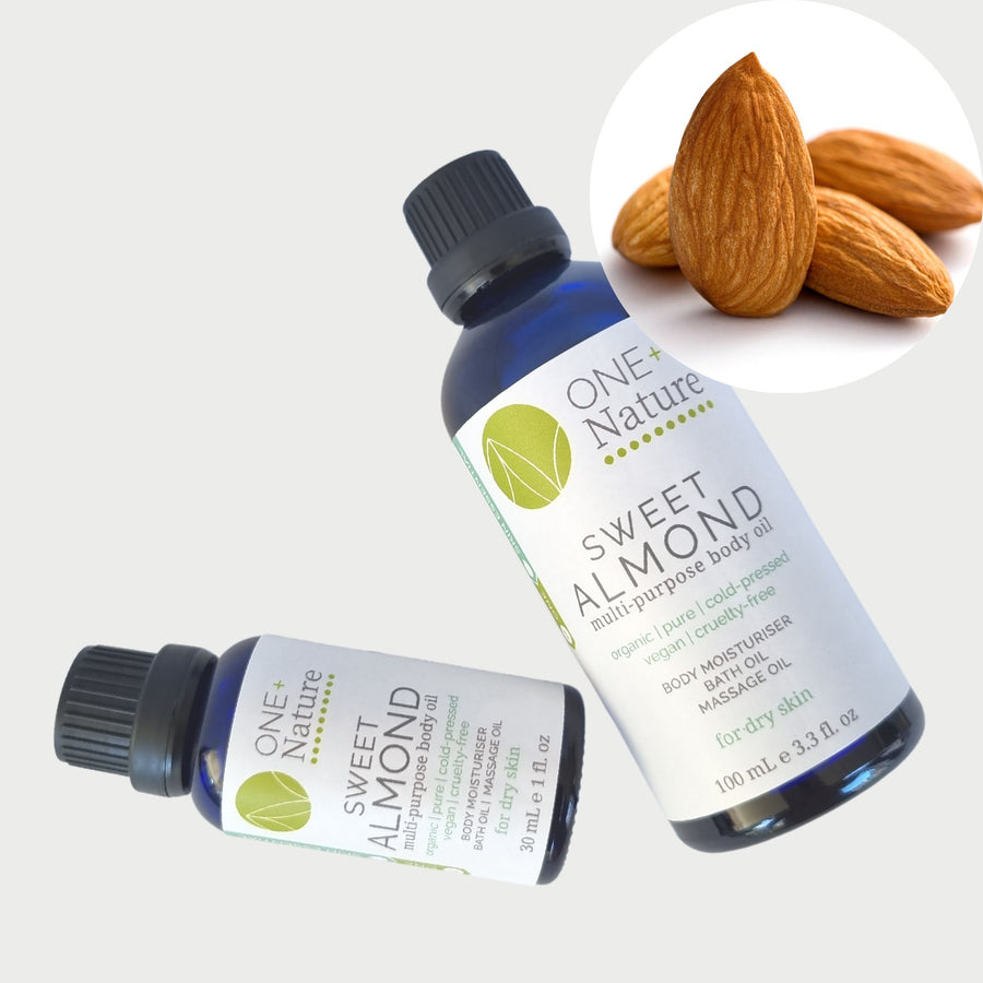 Sweet Almond Oil - Organic Multi-Purpose Body Oil